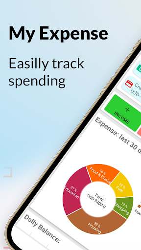 Android application Expense - Budget Tracker app screenshort