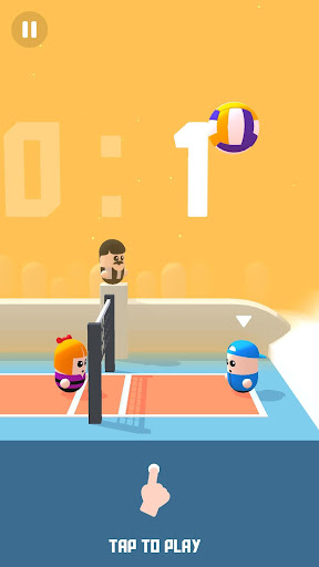 Volley Beans - Volleyball Game  screenshots 1