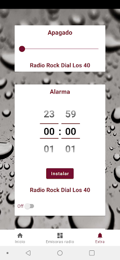 ALARM CLOCK RADIO ALARM Screen 3