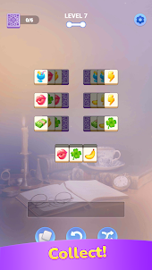 Diary. Tiles Match Puzzle
