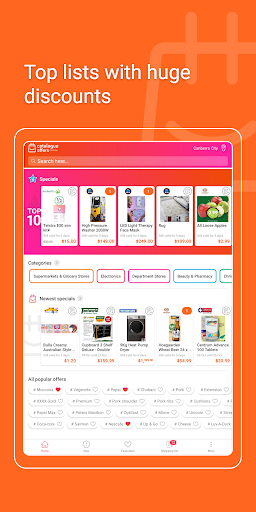 Screenshot of Catalogues & offers Australia