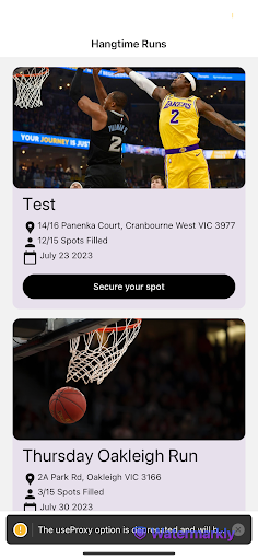 Android application Hangtime Basketball screenshort
