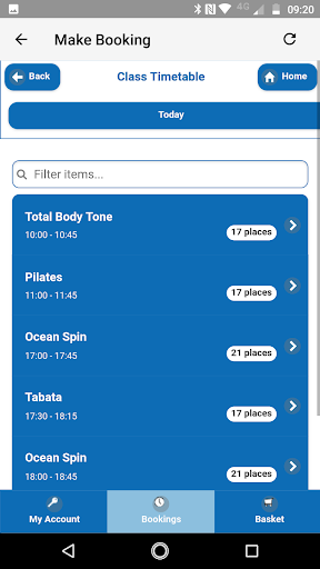 Ocean Fitness Screen 3