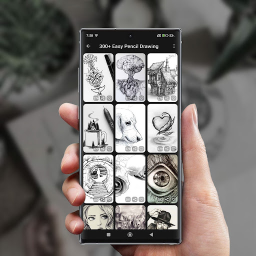 300+ Easy Pencil Drawing screenshot 10