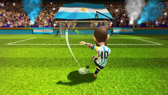 Mini Football - Mobile Soccer Screenshot