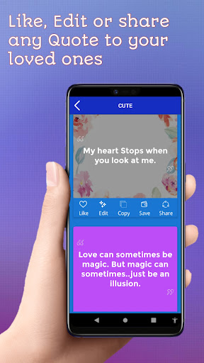 Quotes and Status Creator Screen 2