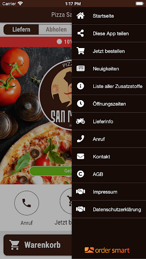 Pizza San Marino Screen 3