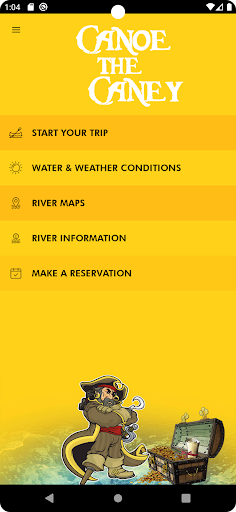 Android application Canoe The Caney screenshort