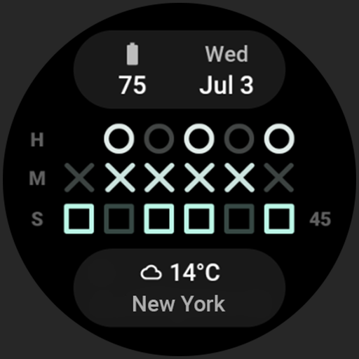 Binary 2.0 Watch Face Logo