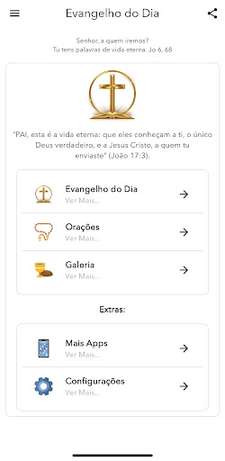 Visualização do aplicativo