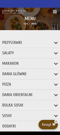 Android application Dwie strony świata screenshort