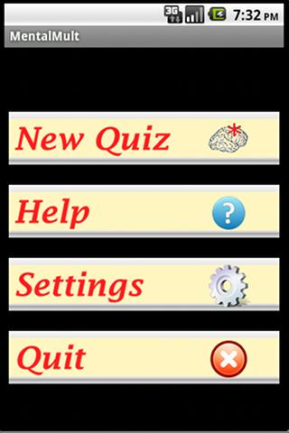 Android application MentalMultF screenshort