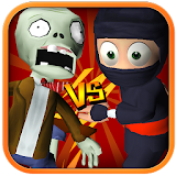 3D Zombie VS Ninja Sufers Run icon