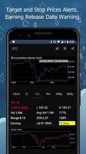 Stock Target Calculator Screen 2