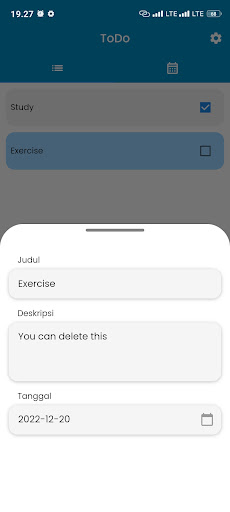 ToDo Screen 3