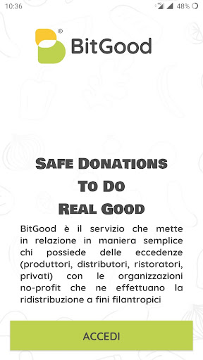 Android application BitGood screenshort