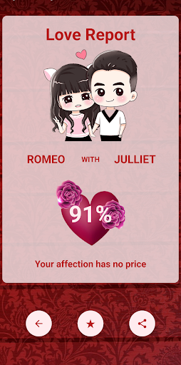 Love Tester - Name Photo Test