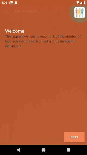 QR Tracker -- QR Code Lap Coun Screen 2