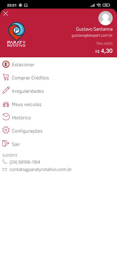 Android application Paraty Rotativo screenshort