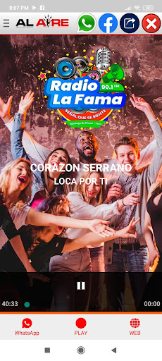 Android application RADIO LA FAMA 90.1FMSTGDECHUCO screenshort