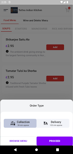 Tattva Indian Kitchen Screen 2