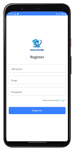 Android application SalioSmart screenshort