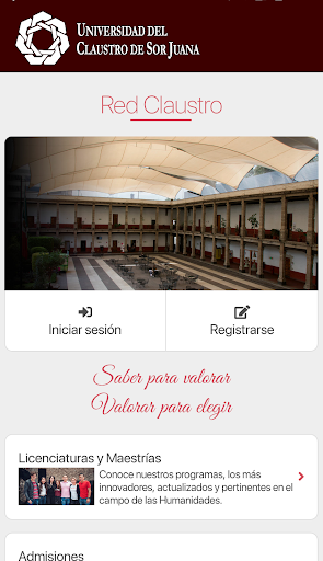 Android application Red Claustro screenshort