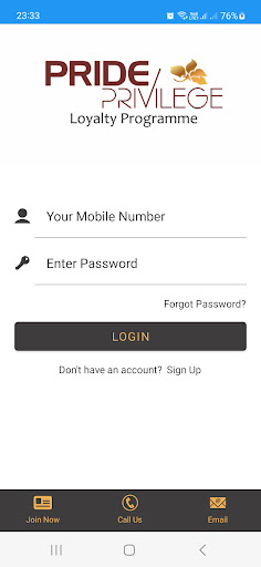 Android application Pride Privilege screenshort