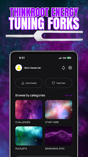 Screenshot of Thinkroot Energy Tuning Forks