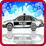police car wash icon