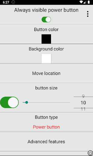 Android application Power widget screenshort