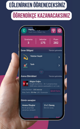 Android application Quiz Arena Bilgi Yarışması screenshort