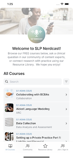 Android application SLP Nerdcast screenshort