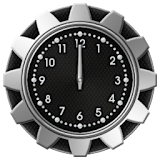 10 Carbon Metal Clocks icon