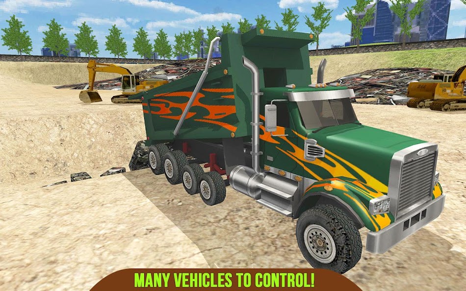 #10. Garbage Truck & Recycling SIM (Android) 由: Fun Blocky Games