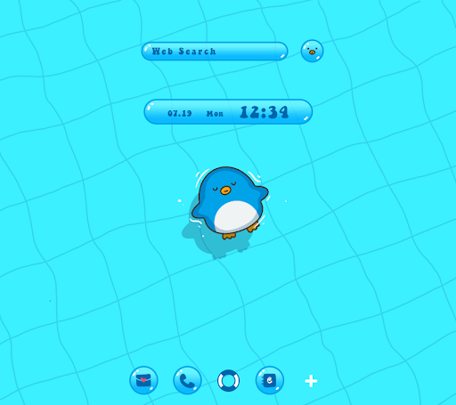 Android application Summertime Penguin screenshort