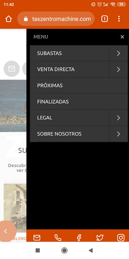 Subastas Zentromachine Screen 2