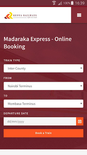 Madaraka Express - Online Book Screenshot