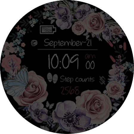 BFF13- Blackboard Art Flower