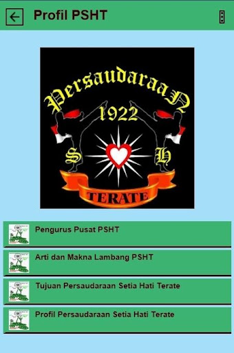 Psht Persaudaraan Setia Hati Terate Apps On Google Play