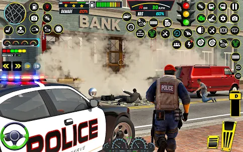 Polizeiauto – Verfolgungsspiel