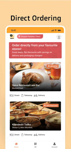 Android application QRkey Food | Grocery Order | D screenshort