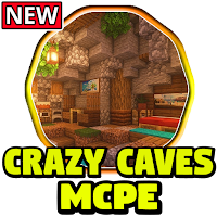 Crazy Caves – Caves  Cliffs Addon Minecraft PE