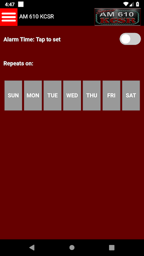 KCSR Radio Screen 3