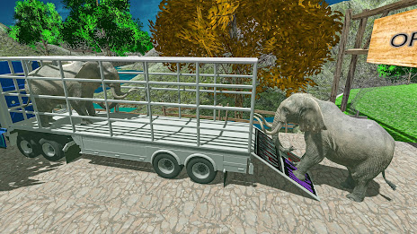 Simulador de caminhão animais poster 1