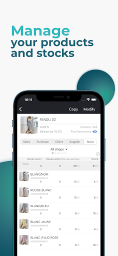 Android application MC Boss - Stock management screenshort
