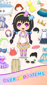 Chibi Doll Dress up Girl Games 1.0 APK + Мод (Unlimited money) за Android