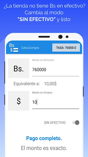 CalcuCompra Tus compras de bolívares a dólares