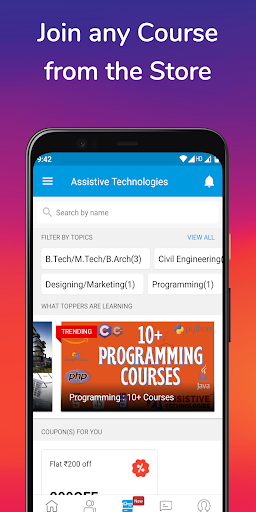 Assistive Technologies Screen 3