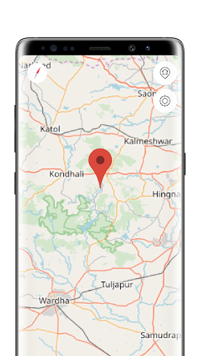 Nagpur Offline Map Screen 2